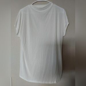 Calvin Klein Tops, Women's Size Medium White Short Sleeve Blouse